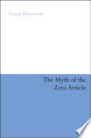 The myth of the zero article