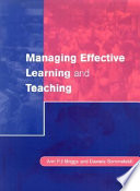 Managing effective learning and teaching