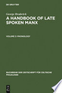 A handbook of late spoken Manx