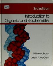 Introduction to organic and biochemistry /