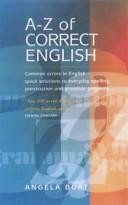The A to Z of correct English