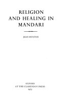 Religion and healing in Mandari /