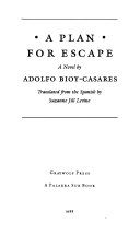 A plan for escape : a novel /