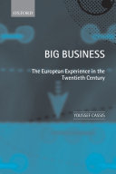 Big business the European experience in the twentieth century /