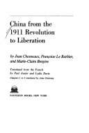 China from the 1911 revolution to liberation /