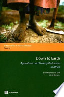 Down to earth agriculture and poverty reduction in Africa /
