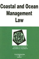 Coastal and ocean management law in a nutshell /