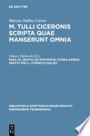 M. Tullius Cicero Scripta quae manserunt omnia