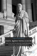 Cicero, Against Verres, 2.1.53-86 Latin text with introduction, study questions, commentary and English translation /