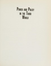 Power and policy in the third world /