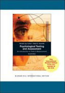 Psychological testing and assessment : an introduction /