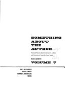 Something about the Author : Facts and Pictures about authors and illustrators of books for young people /