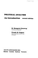 Political analysis : an introduction /