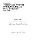 Theory and practice of counseling and psychotherapy /