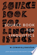 Source book for linguistics