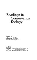 Readings in conservation ecology. /