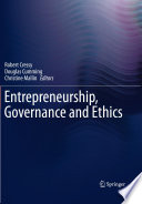 Entrepreneurship, Governance and Ethics