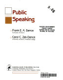 Public speaking /