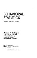 Behavioral statistics : logic and methods /
