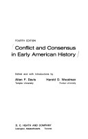 Conflict and consensus in modern American history /
