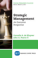 Strategic management : an executive perspective /