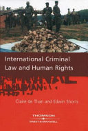 International criminal law and human rights /