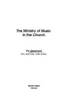 The ministry of music in the church /