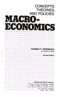 Macroeconomics : concepts, theories, and policies /