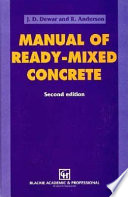 Manual of ready-mixed concrete
