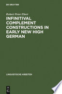 Infinitival complement constructions in early new high German