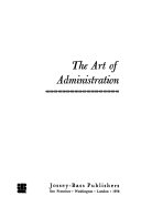 The art of administration /