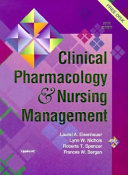 Clinical pharmacology and nursing management /