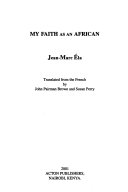 My faith as an African /