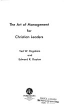 The art of management for Christian leaders /
