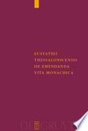 Eustathii Thessalonicensis De emendanda vita monachica