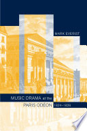 Music drama at the Paris Odéon, 1824-1828