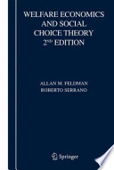 Welfare Economics and Social Choice Theory, 2nd Edition