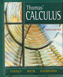 Thomas' calculus.