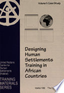 Designing human settlements training in African countries.