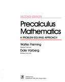 Precalculus mathematics : a problem-solving approach /