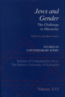 Jews and gender the challenge to hierarchy /