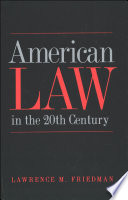 American law in the 20th century