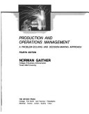 Production and operations management : a problem-solving and decision-making approach /