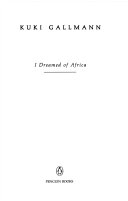 I dreamed of Africa /