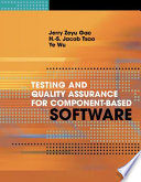 Testing and quality assurance for component-based software