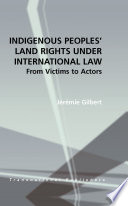 Indigenous peoples' land rights under international law from victims to actors /