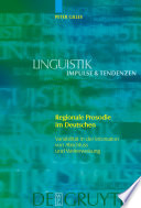 Regionale Prosodie im Deutschen Variabilität in der Intonation von Abschluss und Weiterverweisung /