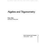 Algebra and trigonometry /