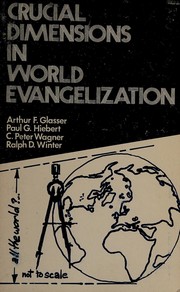 Crucial dimensions in world evangelization/