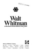 Walt Whitman : a collection of criticism.
